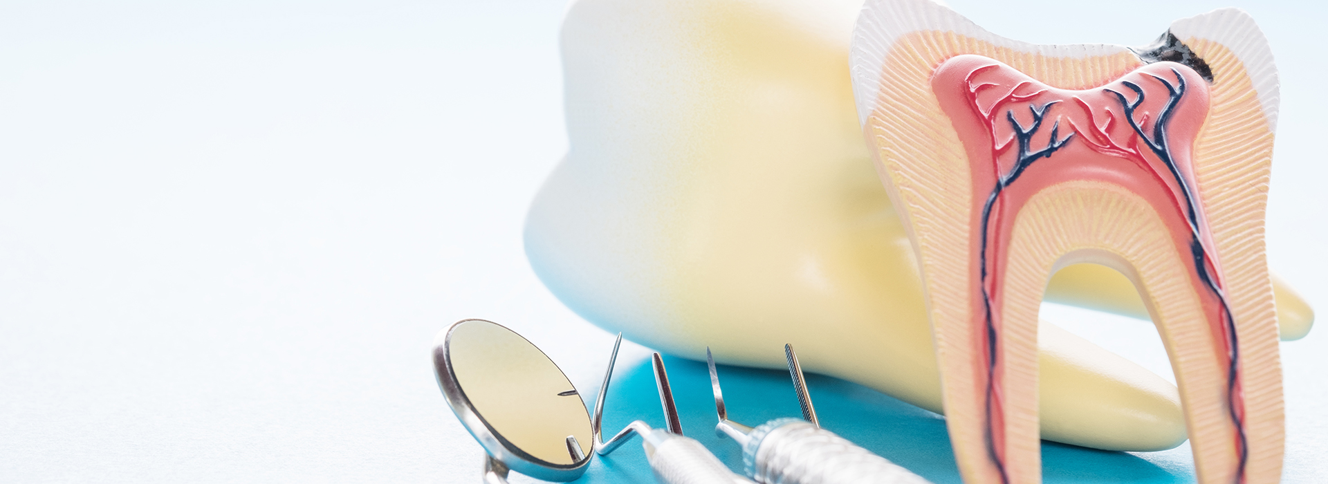 The image shows a pair of false teeth with a playful design, featuring a cartoon-like depiction of a mouth and teeth with a colorful and whimsical pattern.
